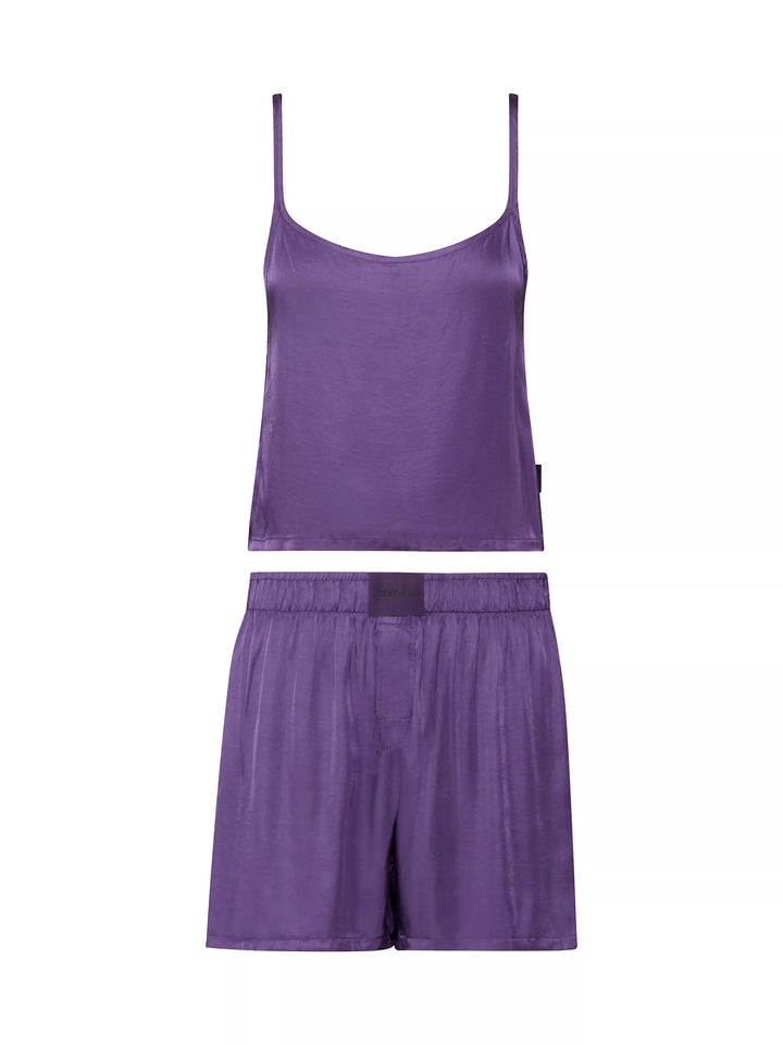 CALVIN KLEIN PIJAMA CORTO QS7153E LL8 MORADO T.S/P