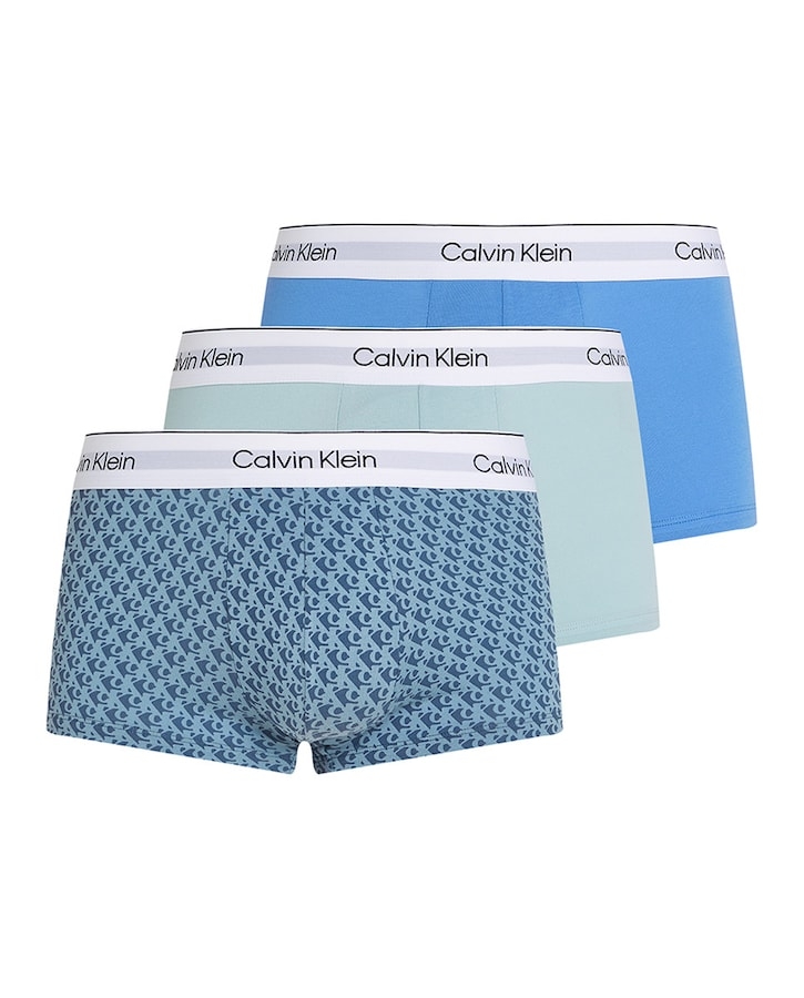 CALVIN  KLEIN  BOXER  PACK/3 NB4392 VWS AZULES   T.L/G