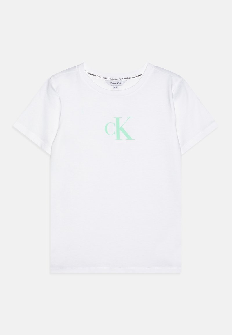 CALVIN  KLEIN   NIÑO   CAMISETA  M/C  BLANCA CK KVOKVOOO48 YCD  T.14/12