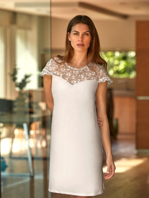 JANIRA  CAMISÓN  M/C  SAKURA 1060237  C.AZUL T. XL
