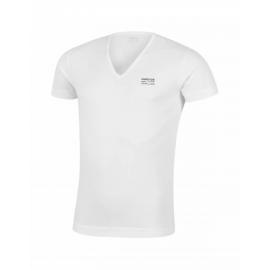 IMPETUS-TEAM-CASILLAS CAMISETA M/CORTA-ALGODON BLANCA CUELLO PICO- T.S