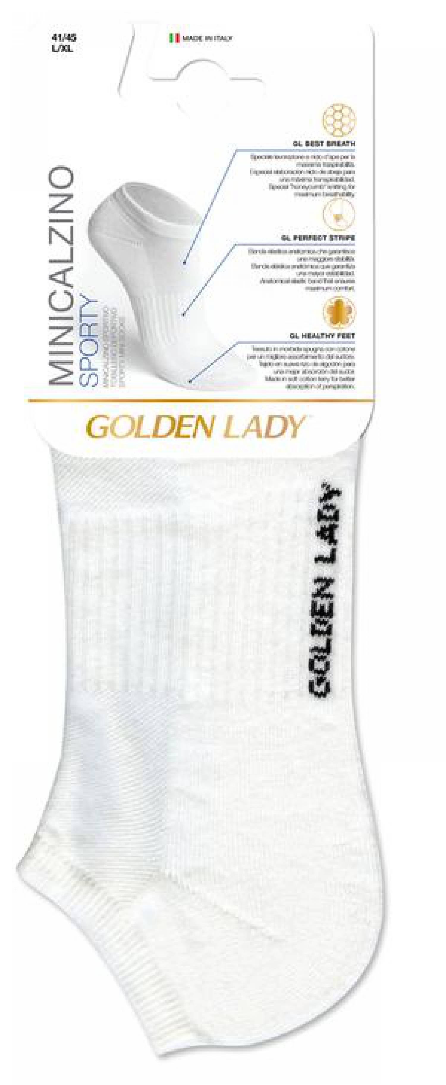 GOLDEN LADY CALCETIN DEPORTIVO TOBILLERO BLANCO T.41/45
