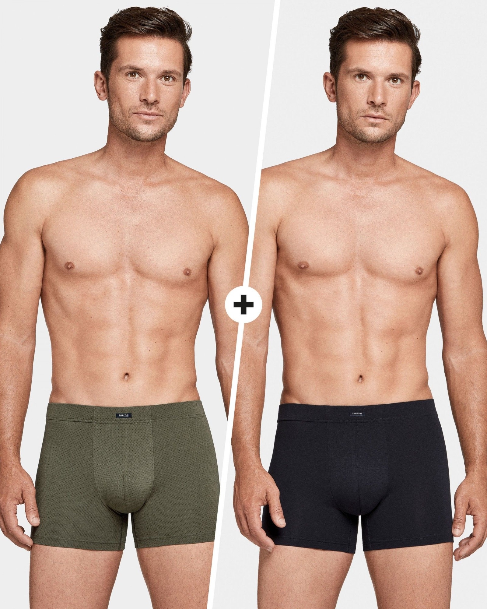IMPETUS BOXER PACK2 1234J49P2 ALG/MODAL MARINO/VERDE K48 T.XL