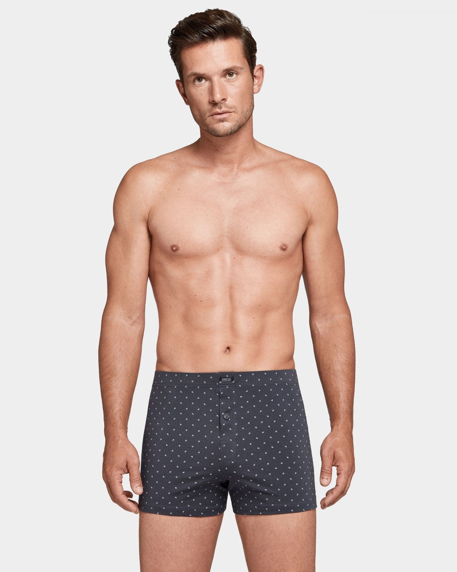 IMPETUS BOXER COTTON ABERTO 1248J47 C.MARINO/BLANCO T.XXL