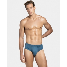 IMPETUS SLIP HOMBRE PACK/2 IM1122L09P2 ALG AZUL/ESTAMP. T.4XL