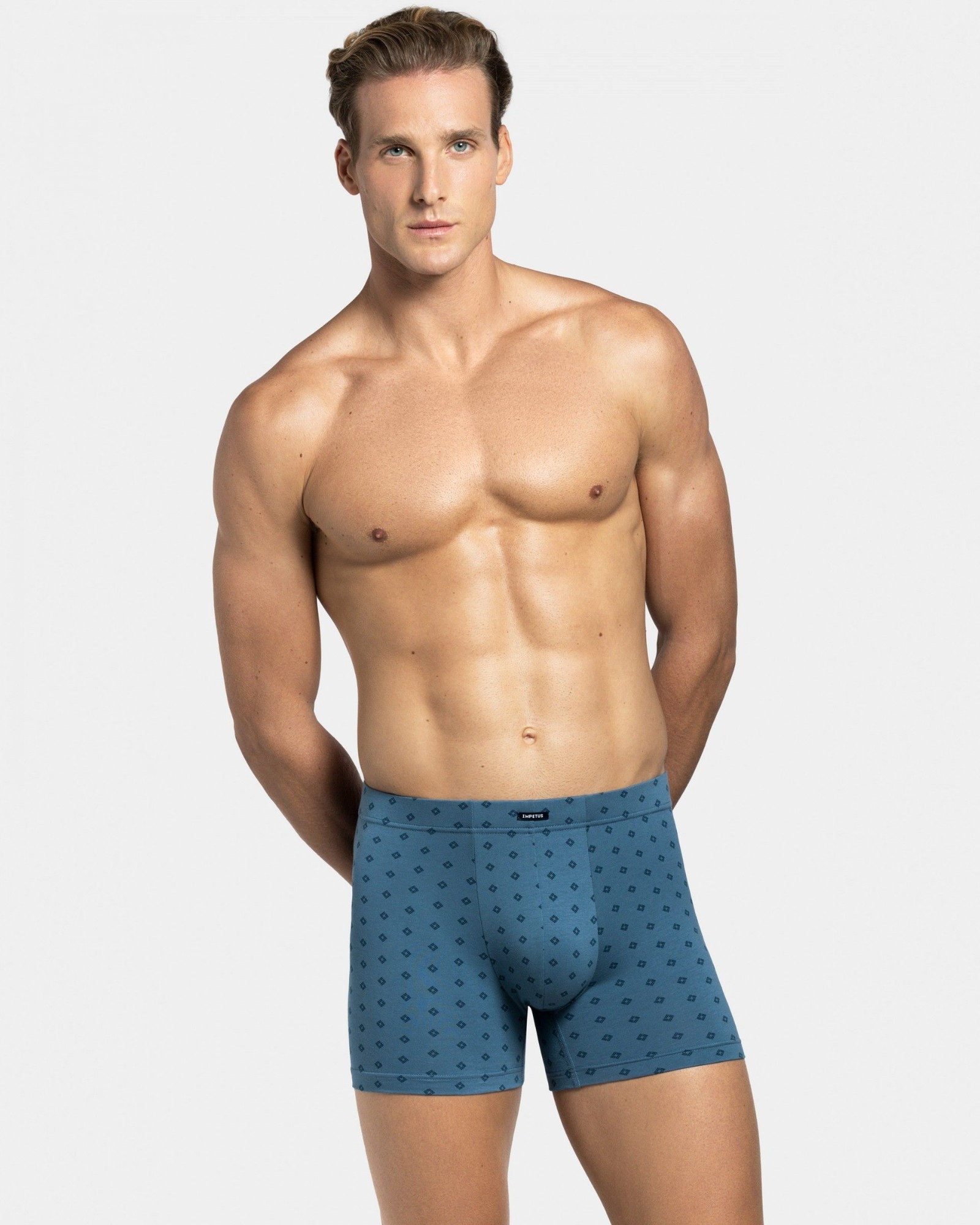 IMPETUS BOXER HOMBRE PACK/2 ALG IM1222L09P2  ALG AZUL/ESTAM  T.3XL