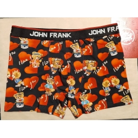 JOHN FRANK  BOXER  LOVE  JFBD03-VD  C.NEGRO/CORAZONES  T.L