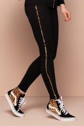 ANTIGEL  LEGGING  MODAL  ELH3738  FN/FAUVE ET NOIR, C.  NEGRO  T.M