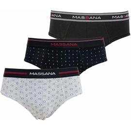 MASSANA SLIP PACK/3 ALG UP38352 COL 999 ESTAMP T.L/G