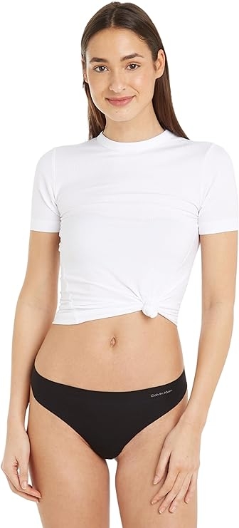 CALVIN  KLEIN  TANGA  PACK-3  INVISIBLES  COTTON  QD5219  ENOY  C. NG/ BL/AZ  T. M