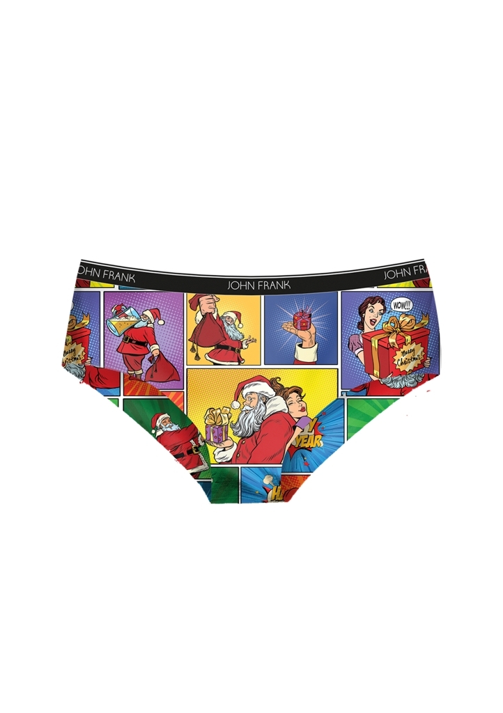 JOHN FRANK  HIPSTER/CULOTTE MUJER WJFD-H40-CHNEW YEAR COMICS  COLORES T.L/G
