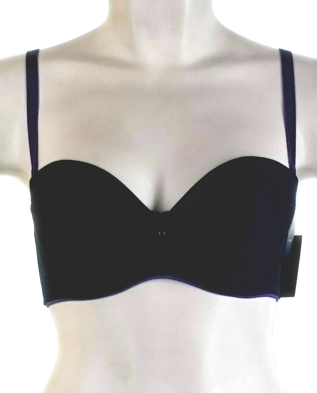 PASSIONATA SUJETADOR S/TIRANTES COPAS/CAPACIDAD/LISO P57910 /NEGRO T.80/65/30-E/DD