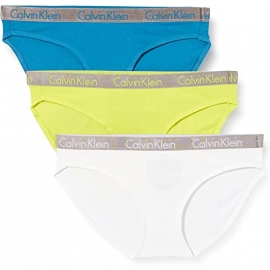 CALVIN  KLEIN  BRAGAS  T.XS  PACK/3   VERD/BLA/NARA/ 000QD3561