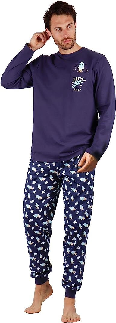 MR. WONDERFUL PIJAMA HOMBRE  M/L  PUÑO 56698-0  C.MARINO T. L/G