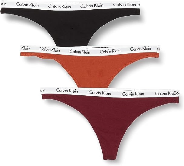 CALVIN  KLEIN  TANGA  PACK/3  NEG/ROS/ROJ/ 000QD5145E MMV  T.L