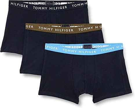 TOMMY HILFIGER BOXER PACK/3 UM01234 0UN NEGRO ALG  T.XL