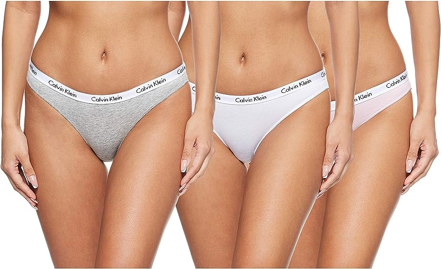CALVIN KLEIN  BRAGA  PACK/3  NEGR/ROS/ROJ/ 000QD5146E MMV  T.M