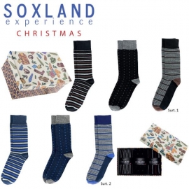 SOXLAND CALCETIN CAJA 3 PARES FANTASIA HOMBRE 037260 T.40-45