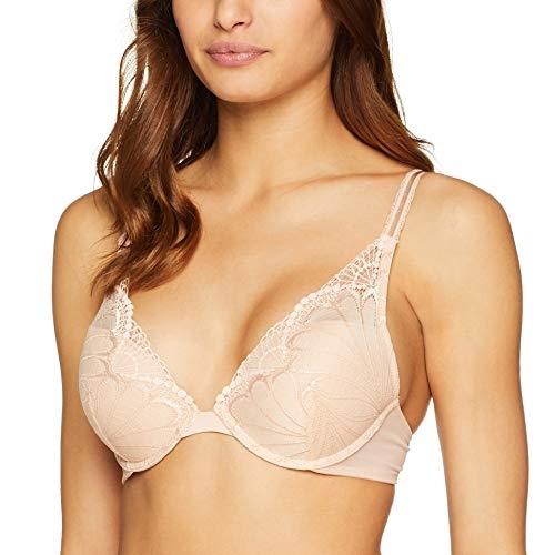 WONDERBRA SUJETADOR C/A PUSH UP ENCAJE W02LN C.PIEL T.100/B