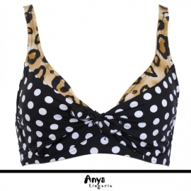ANTIGEL BIKINI COMPLETO FBAS3248 LA POIS FELINE C/AROS CAPACIDAD+BRAGUITA REGULABLE T.85-E