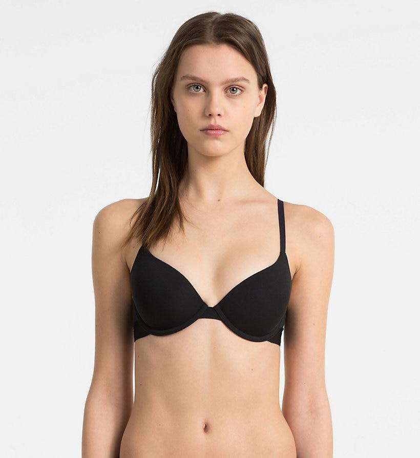 CALVIN KLEIN SUJETADOR C/A FOAM TONAL LOGO QF5048E-NPX AZUL T.85/D