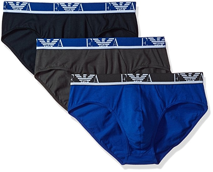 EMPORIO ARMANI SLIP PACK3 111734 GR/AZ/MAR T.S/P