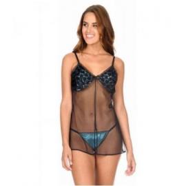LOHE CAMISÓN CORTO PLUMETI X192796 + BRAGA C.AZUL T.L