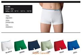 PIERRE CARDAIN BOXER NIÑO 388 COLORES T.12/14