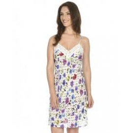 LOHE CAMISON BAMBULA TIRANTES V203293 FLORES T.MD