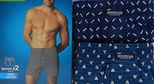ABANDERADO BOXER PACK DE DOS A0100 ALG. AZULES T.XL/56