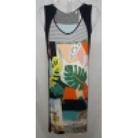 SEÑORETTA VESTIDO  SIN/M 201214  ESTAMP/PLAYA  T.XL