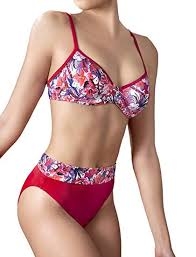 ANAI BIKINI MOD.CAROLINA S/A C.ROJO/FLORES  T.46