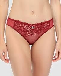 EMPORIO ARMANI BRAGUITA ENCAJE LACE  162525 C.ROJO T.S