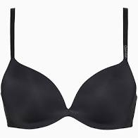 CALVIN KLEIN  SUJETADOR LIGHTLY LINED QF5913E 001  C/A FOAM  NEGRO T.100/B