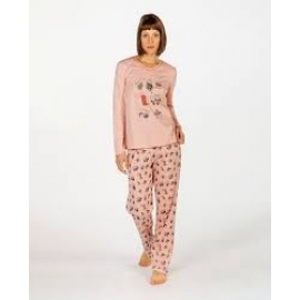 SEÑORETTA PIJAMA MUJER M/L 202138 ROSA T.XL