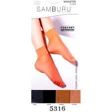 SAMBURU CALCETIN TOBILLERO 50den 2pares  5351 JIMMY MARINO T.U