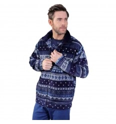 MASSANA BATA HOMBRE CREMALLERA L686314 AZUL T.M