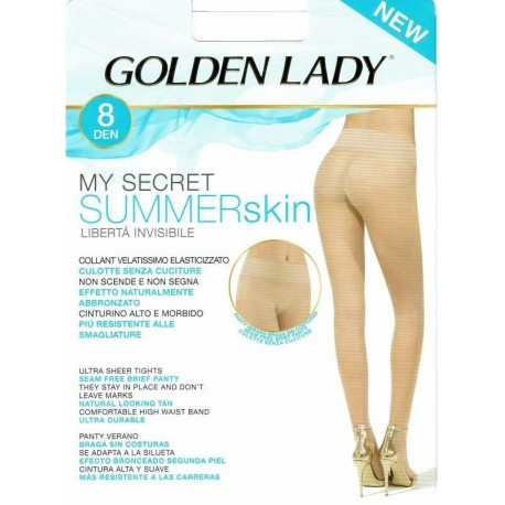 GOLDEN LADY PANTYS MY SECRET SUMMER SKIN 8DEN 319A COLOR GOBI 8DEN T. M