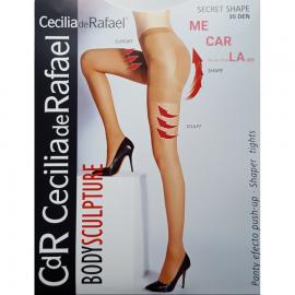 CECILIA DE RAFAEL  PANTY REDUCTOR 2816  EFECTO PUSH-UP 15 DEN  C.NATURAL T.5/XLE