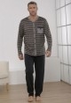 MASSANA PIJAMA HOMBRE P671323 GRANATE T.XL