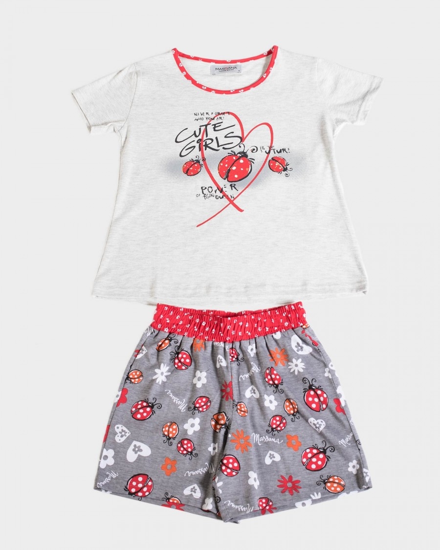 MASSANA PIJAMA NIÑA P191108 M/C MARIQUITAS T.8 años