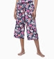 CALVIN KLEIN PANTALÓN MUJER CAPRI QS6185E -XIR  FLORES T.S