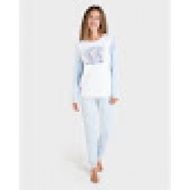 MASSANA PIJAMA MUJER M/L P701250  AZUL/OSO  T.XL
