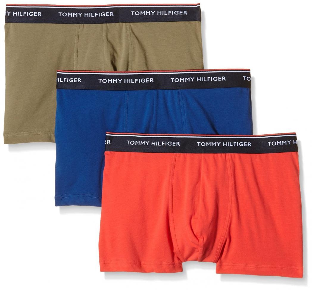 TOMMY HILFIGER HOMBRE TRUNK 3 PACK PREMIUM ESSENTIAL AZUL/VERDE/NARANJA 1U87903842 360 T.S