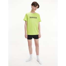 CALVIN   KLEIN  PIJAMA  NIÑO  M/C P/C  VERDE B70B7003910T2  T.10/12