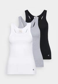 CALVIN KLEIN CTA TIR .MUJER SCOOP NECK ALG QS7493 6H3 NG/BL/GR T.S/P