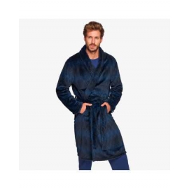 MUYDEMI BATA LARGA HOMBRE INVIERNO 334316 PC21030 AZUL M. POLIESTER T.L/G