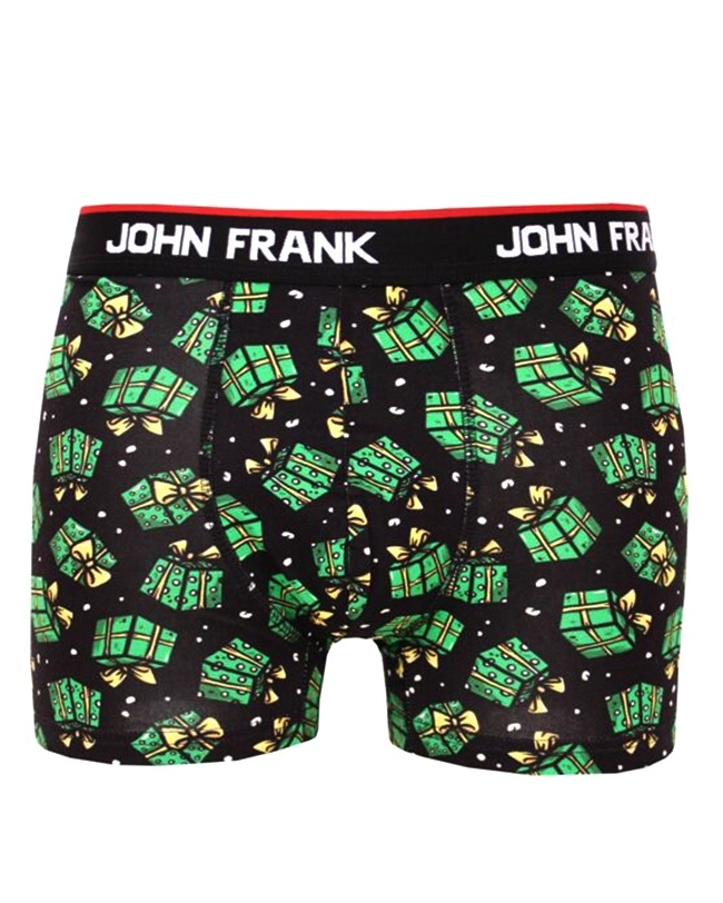 JOHN FRANK BOXER ESTUCHE NAVIDAD JFBD14-CH-GIFT BOX REGALO/NEGRO T.MD
