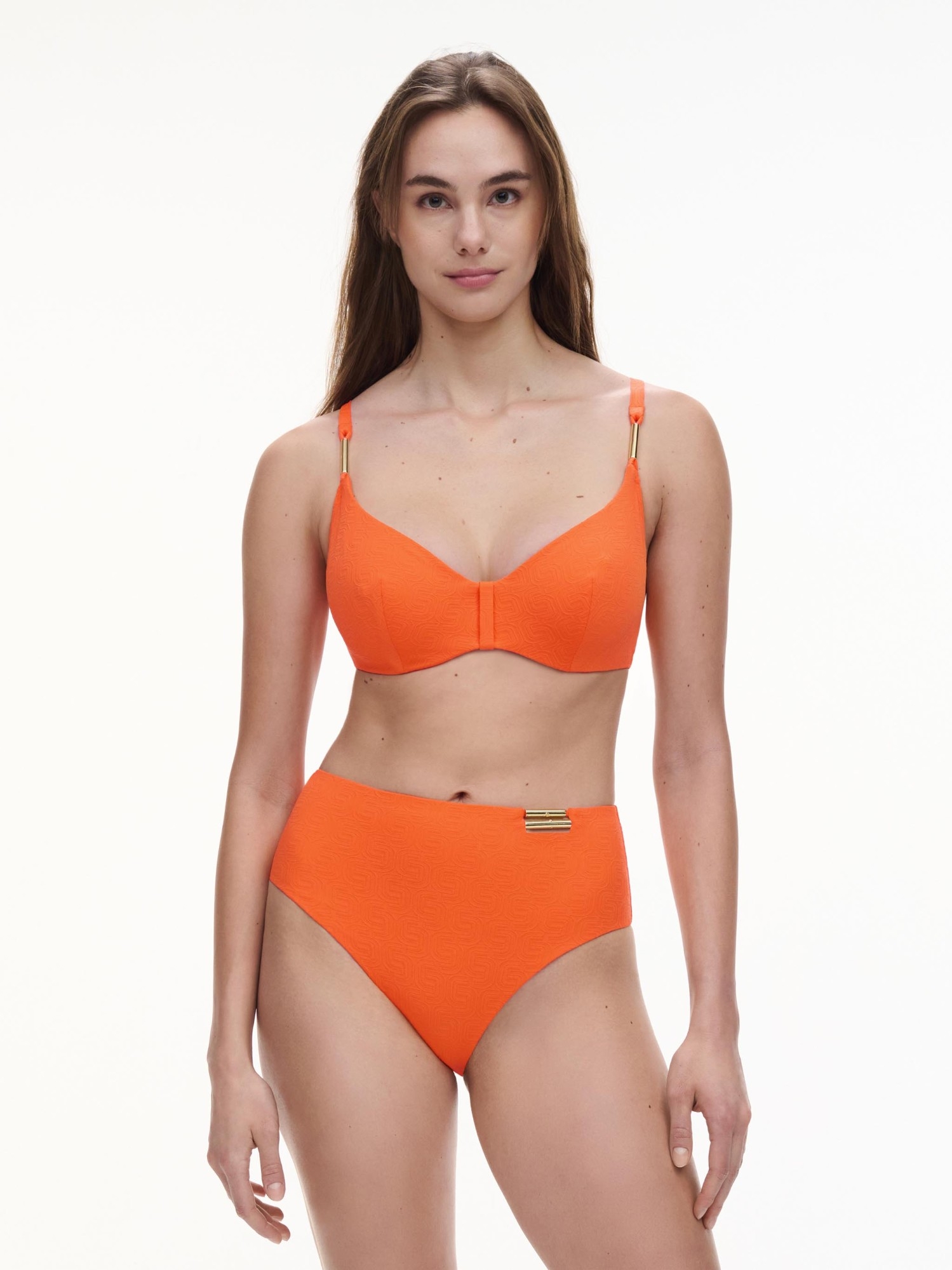 CHANTELLE BIKINI COMPLETO C/A CAPACIDAD C16WMO-AO8 NARANJA T.90/G