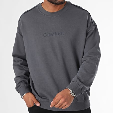 CALVIN KLEIN SWEATSHIRT NM2686CKP M/L ALG GRIS OSC T.MD